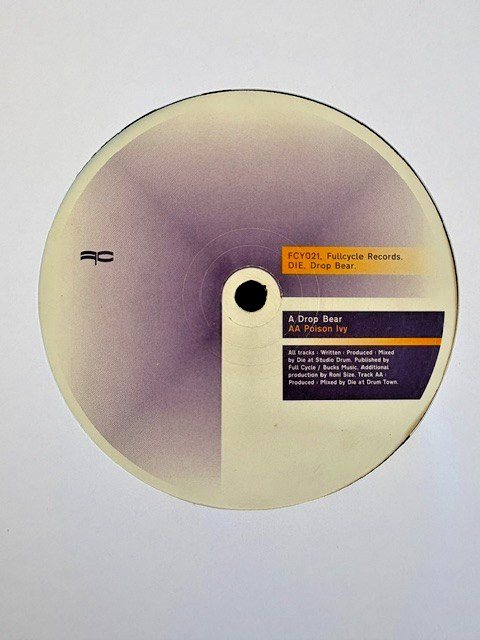 Die - Drop Bear / Poison Ivy 12" Drum & Bass Jungle Vinyl Full Cycle 1999