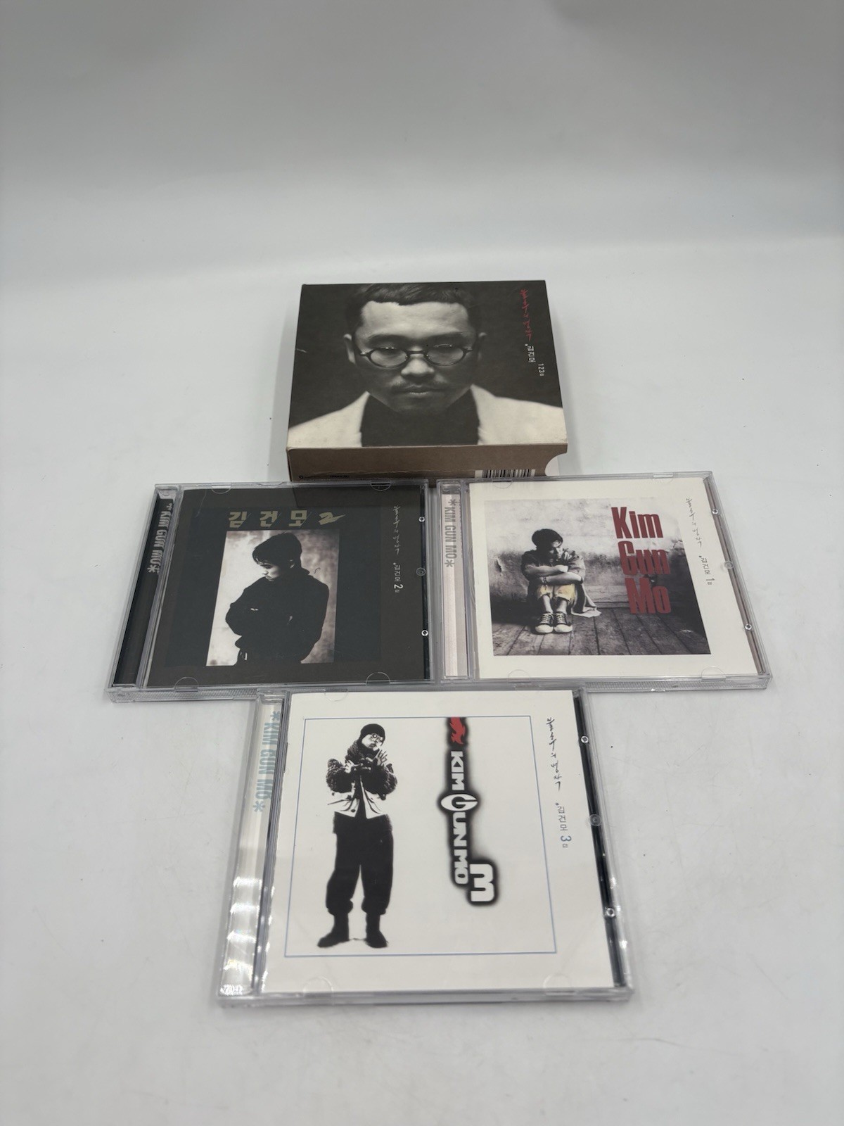 Kim Gun Mo 3 CD Set Korean K-Pop Collection 90s Original Press NM Complete
