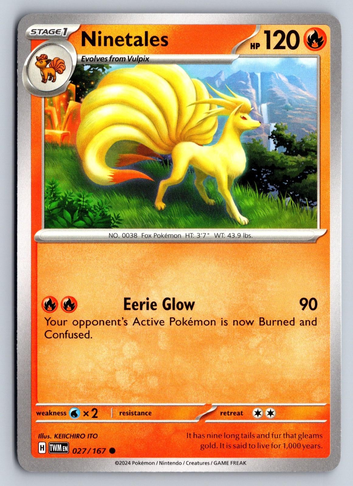 Ninetales 027/167 Maschera del Crepuscolo Pokemon ITO