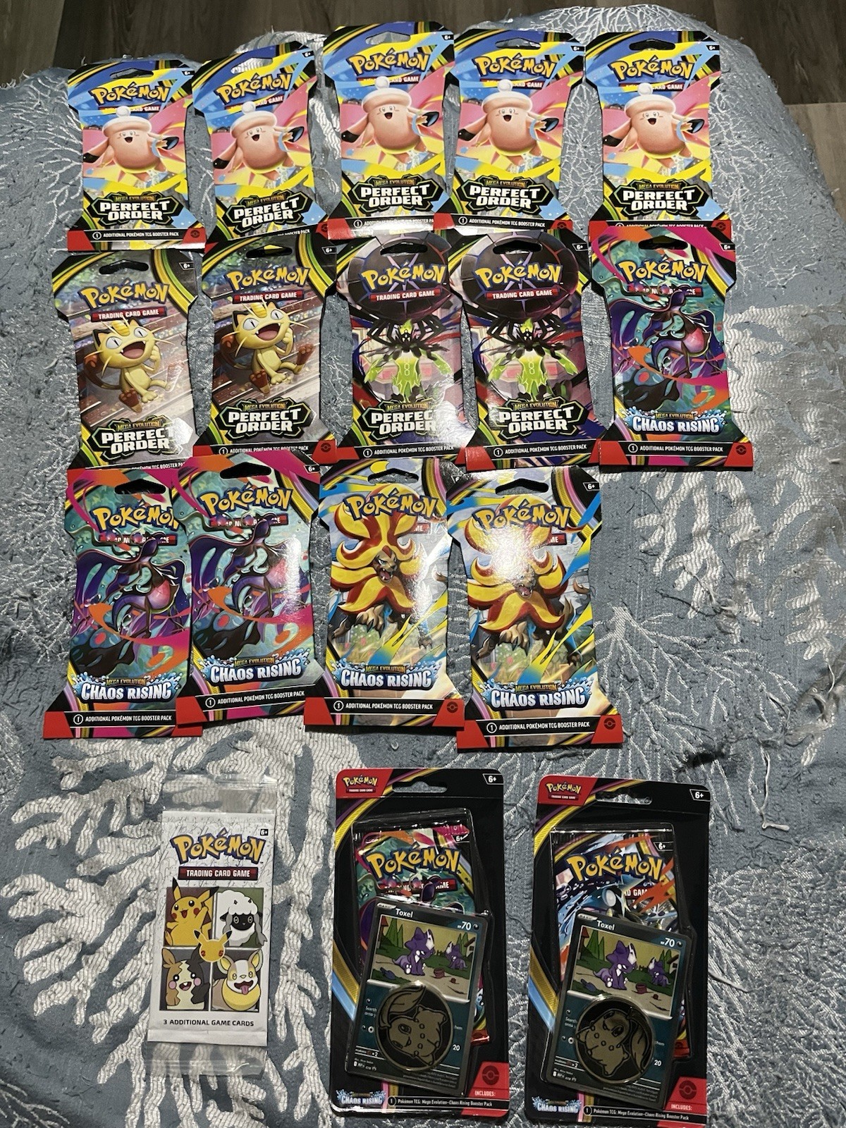 Pokemon confezioni sigillate in fabbrica lotto di 17 Chaos Rising ordine perfetto +++altro