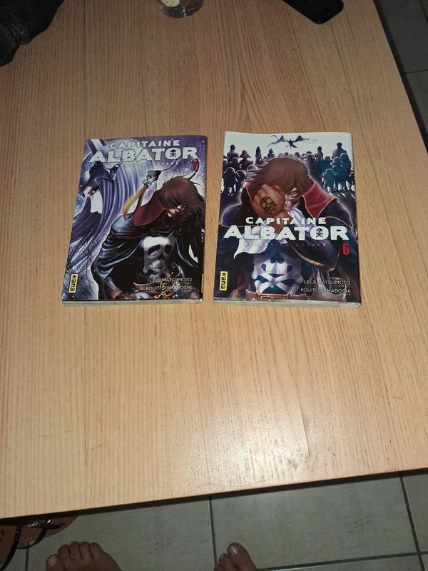 Livre manga  Capitaine Albator 6 et 7