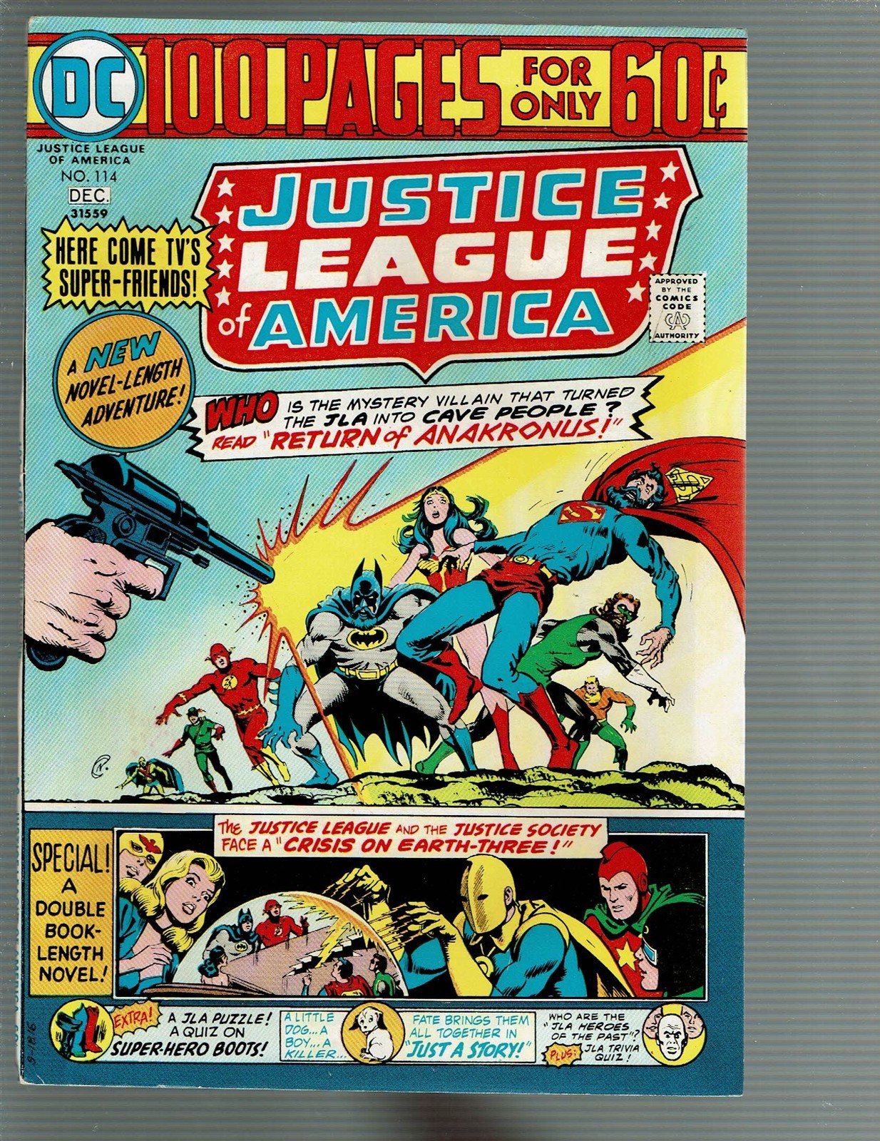 Justice League of America 114 Snapper Carr Returns Crime Syndicate 100 pgs ottime condizioni