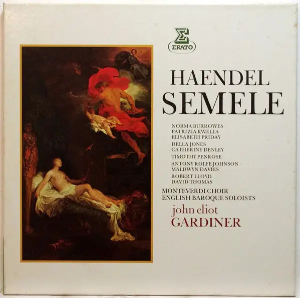 Händel Semele (John Eliot Gardiner) Box Set Vinile LP 33 giri 12" 1983
