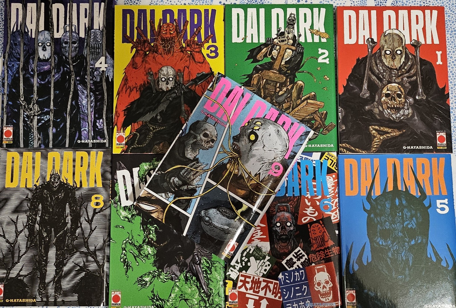 Manga Dai Dark  Volumi( 1-9 in corso) Q Hayashida PLANET MANGA NUOVI!