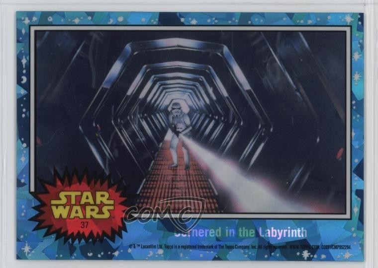 2022 Topps Chrome Sapphire Star Wars Angolato nel Labirinto #37 1tg4