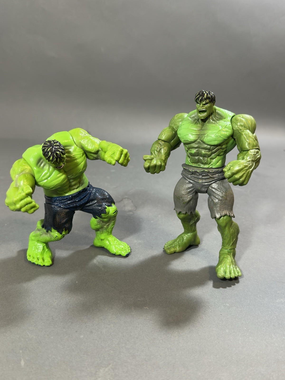 Marvel Incredible Hulk Action Figures Hasbro 2008 2010 Green Lot of 2 Loose