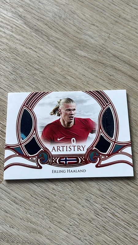 Erling Haaland Game Worn Memorabilia /5 Futera World Norway