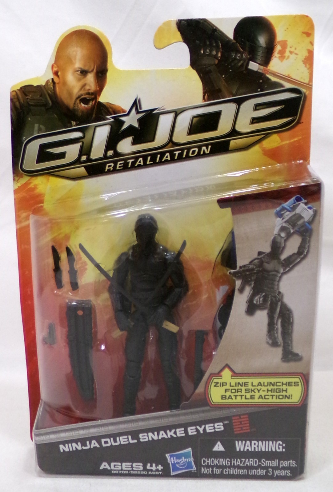 2013 GI Joe Retaliation Ninja Duel Snake Eyes (v64) 3.75" Figure Hasbro New