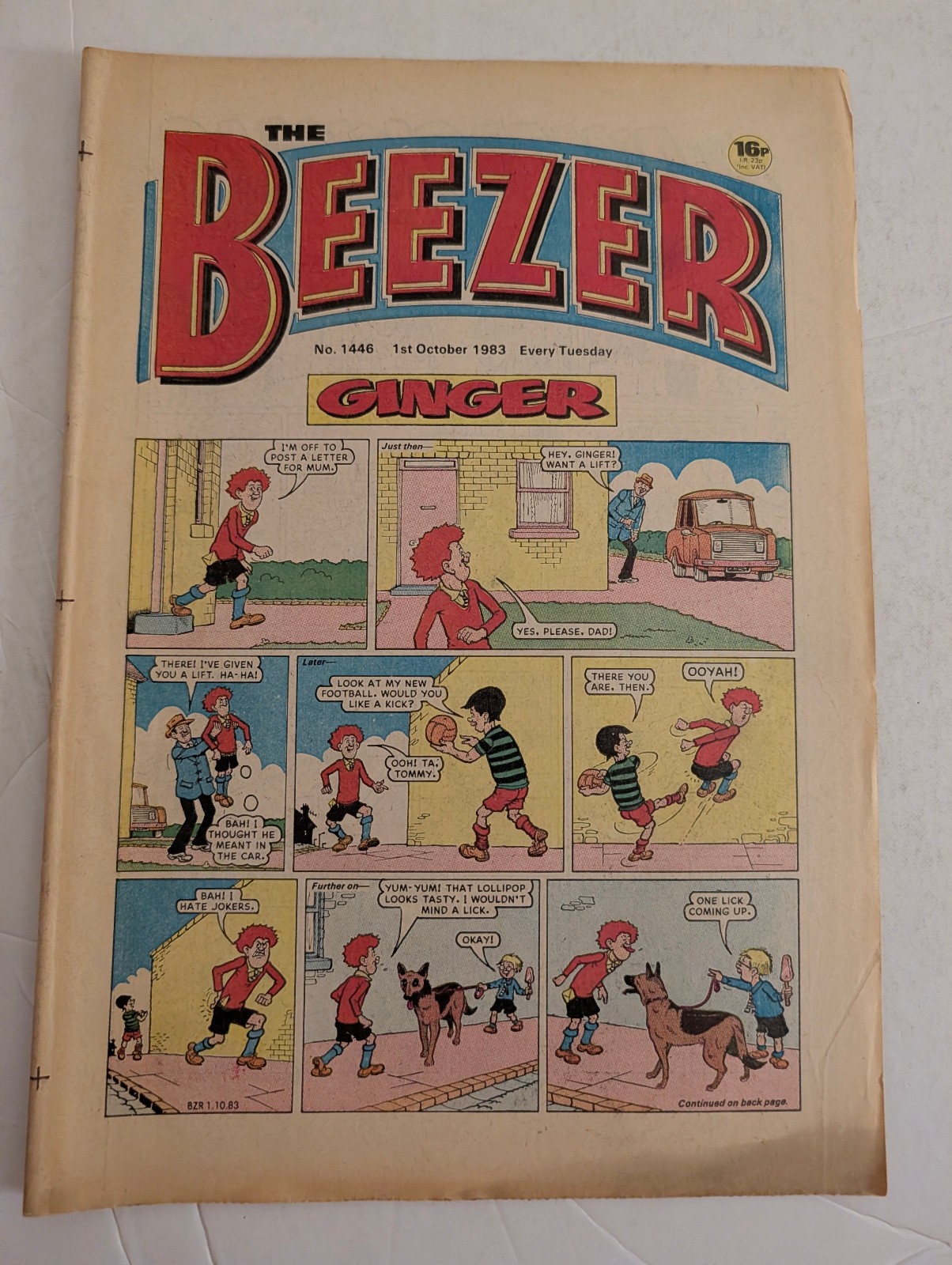 The Beezer Comic No 1446, October 1st 1983.