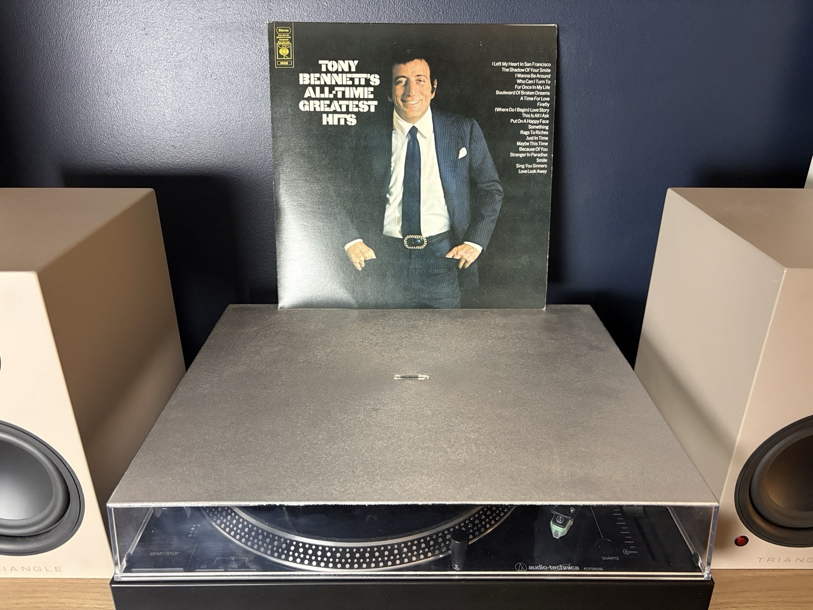 Tony Bennett All Time Greatest Hits UK 1984 Double Album Vinyl Record Ex/VG+