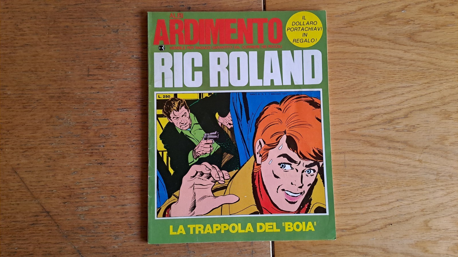 Albi Ardimento n.5 Anno III: Ric Roland: "La trappola del Boia",  1971