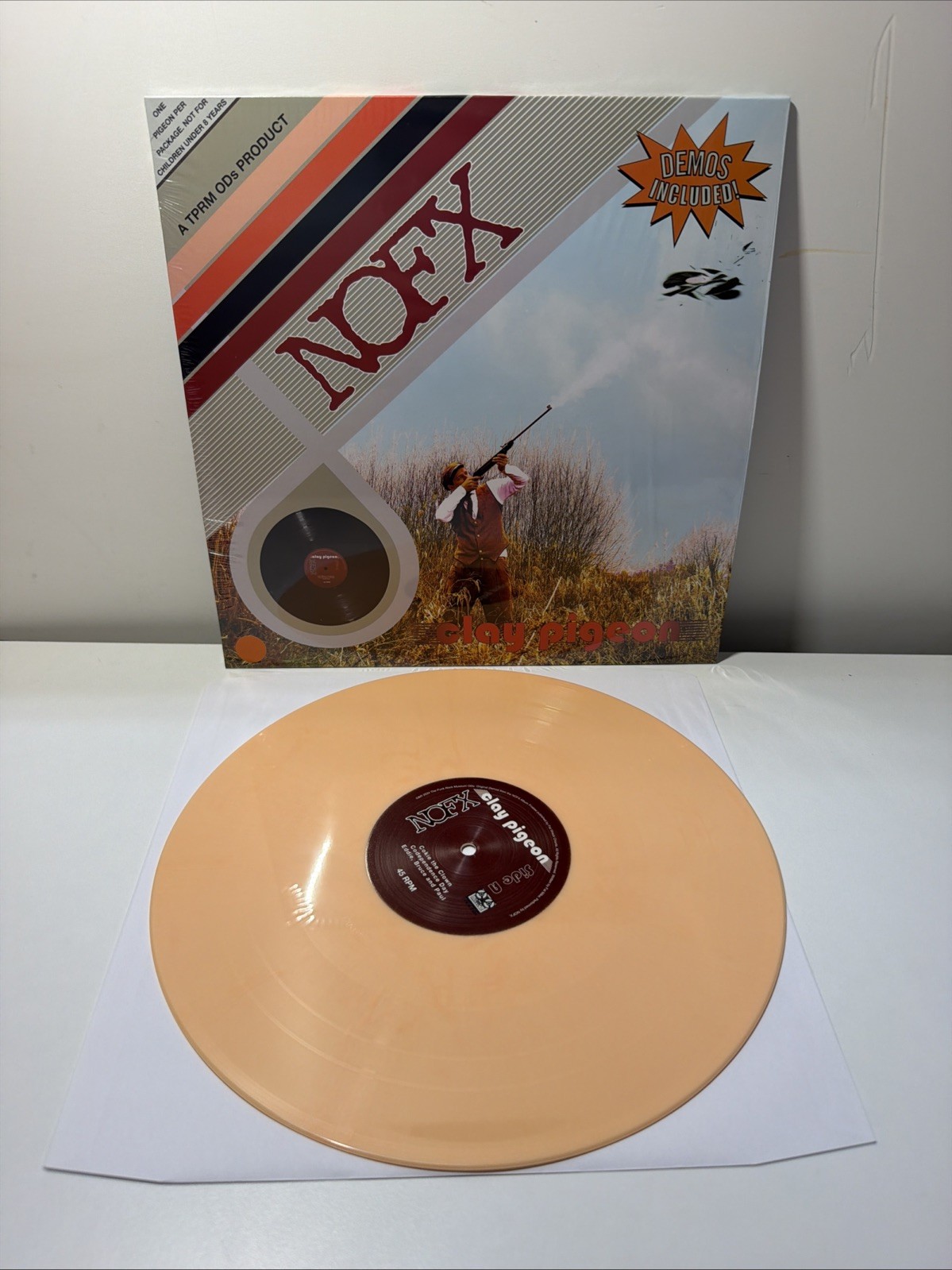 NOFX "Clay Pigeon" LP 12" Orange Smoke Vinyl Demos