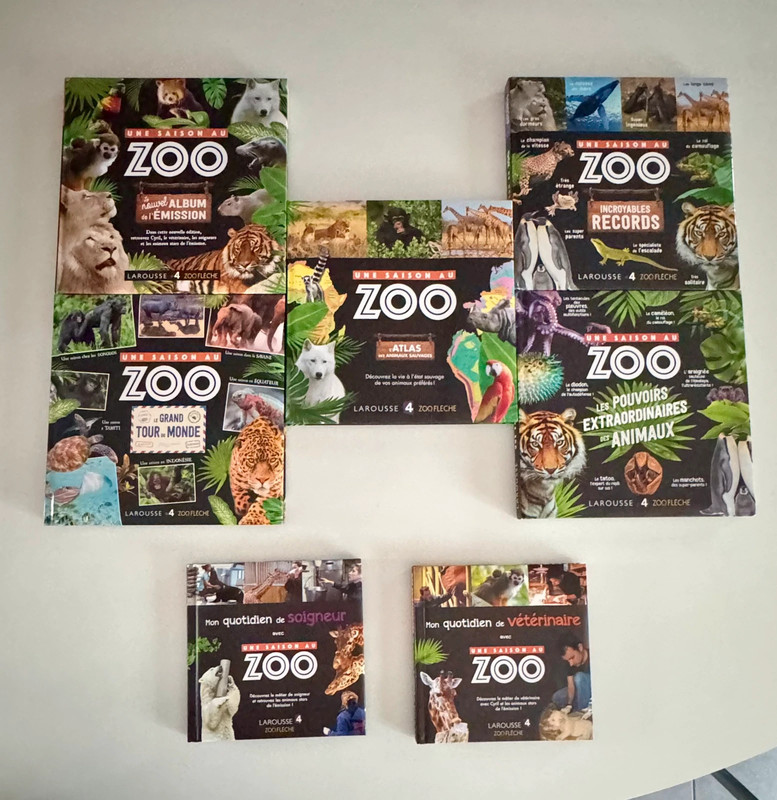 Lot Livres une saison au Zoo