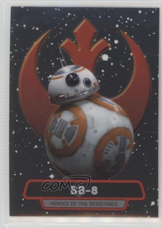 2016 Topps Star Wars: The Force Awakens Chrome Heroes of Resistance BB-8 #9 0z5