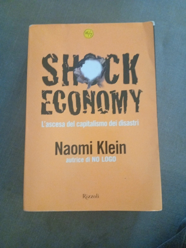 Libro Shock Economy Naomi Klein