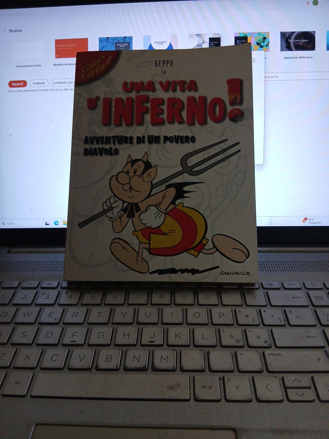 Geppo in una vita d'inferno, avventure di un povero diavolo. Comics cartoons 