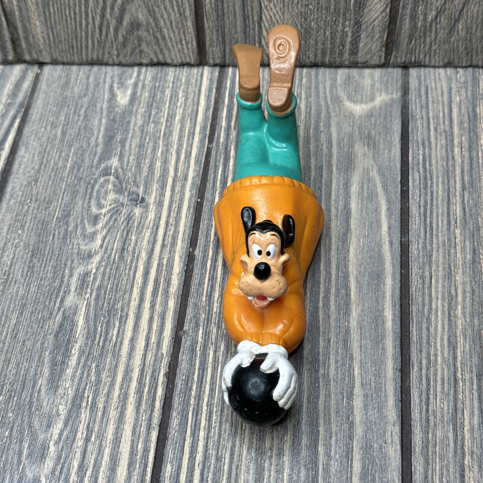 Vintage Disney Goof Troop Goofy Bowling Figure By Burger King 1990s