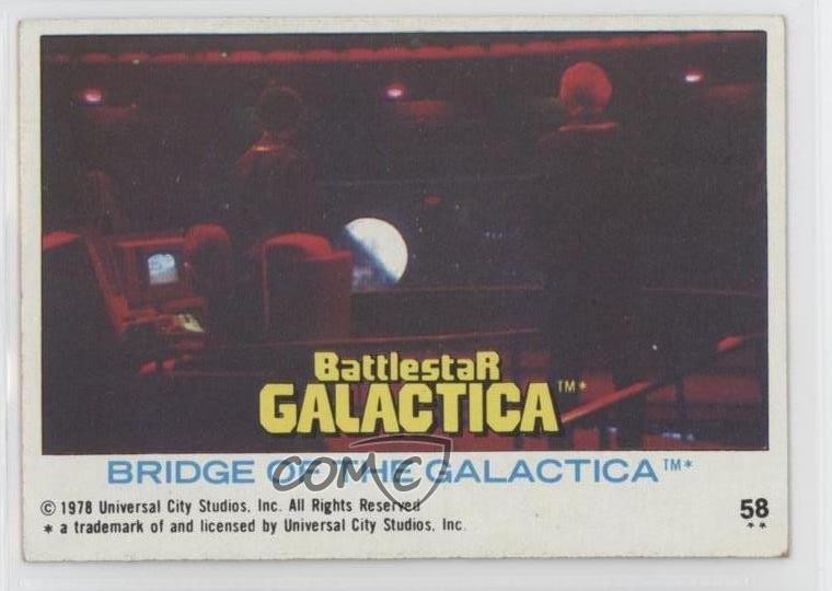 1978 Topps Battlestar Galactica Bridge of the Galactica #58 16fq