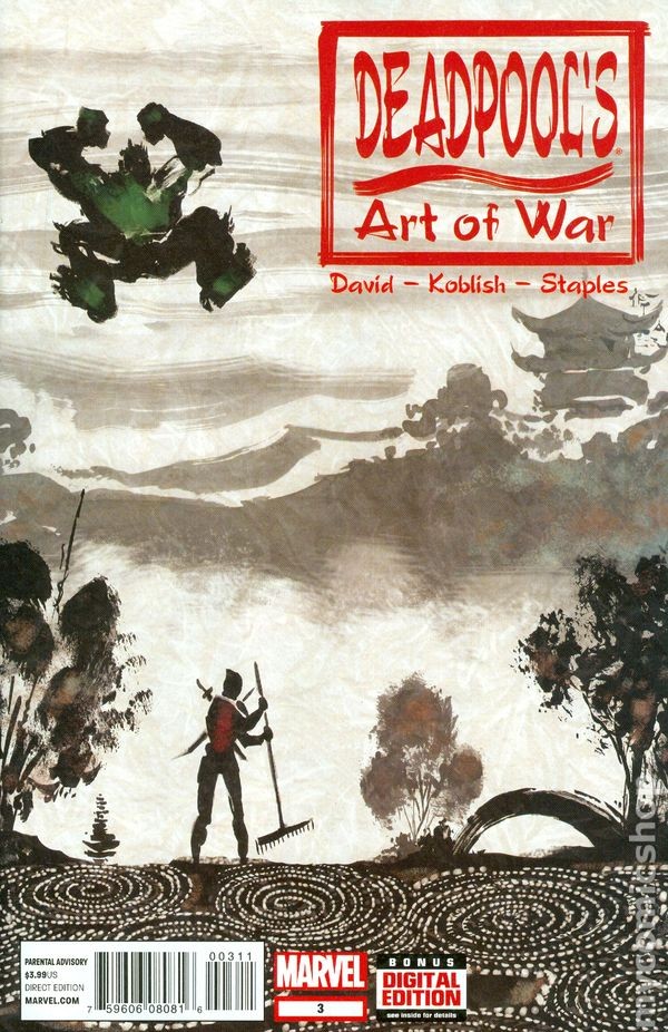 Deadpool's Art of War #3 quasi nuovo 9.4 2015 immagine stock