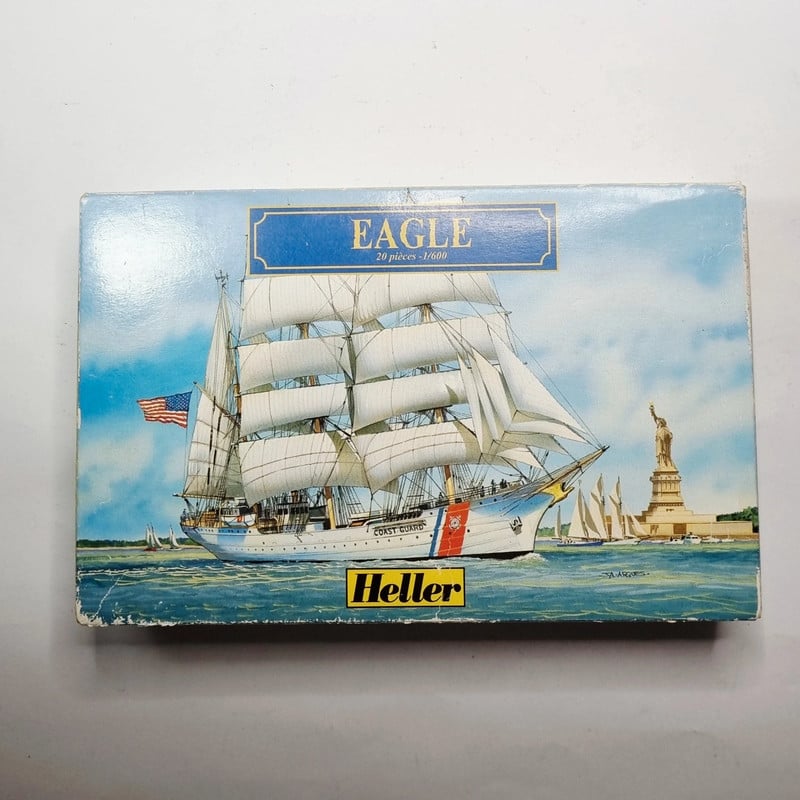 Eagle Heller. USCGC Eagle 1:600. Nave modelismo, maqueta modelismo naval