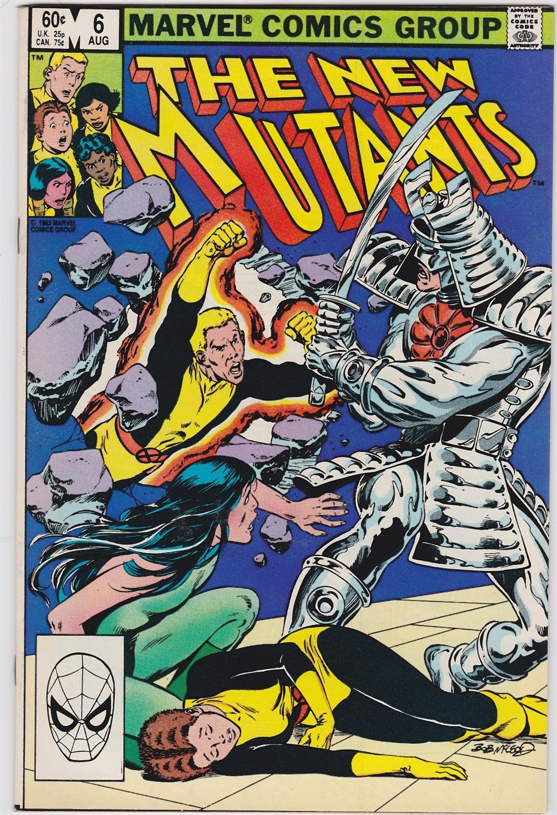 NEW MUTANTS #6, AUGUST 1983! VERY FINE/NEAR MINT CONDITION! BRONZE AGE CLASSIC!