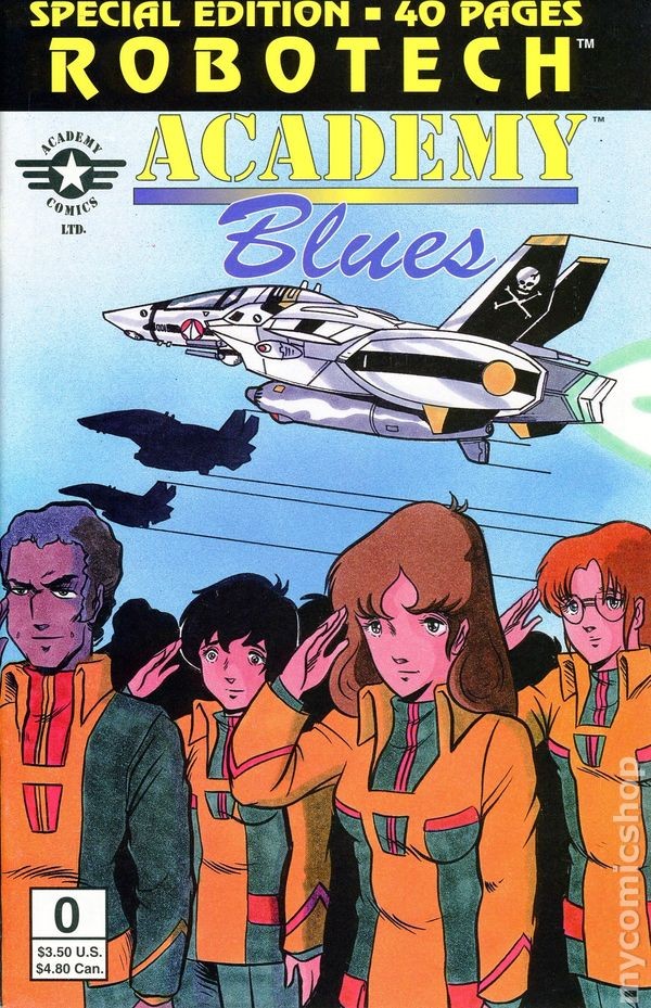 Robotech Academy Blues #0 FN+ 6.5 1995 Immagine Stock
