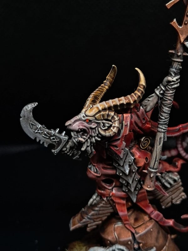 Grey Seer skaven- vidente gris pintado