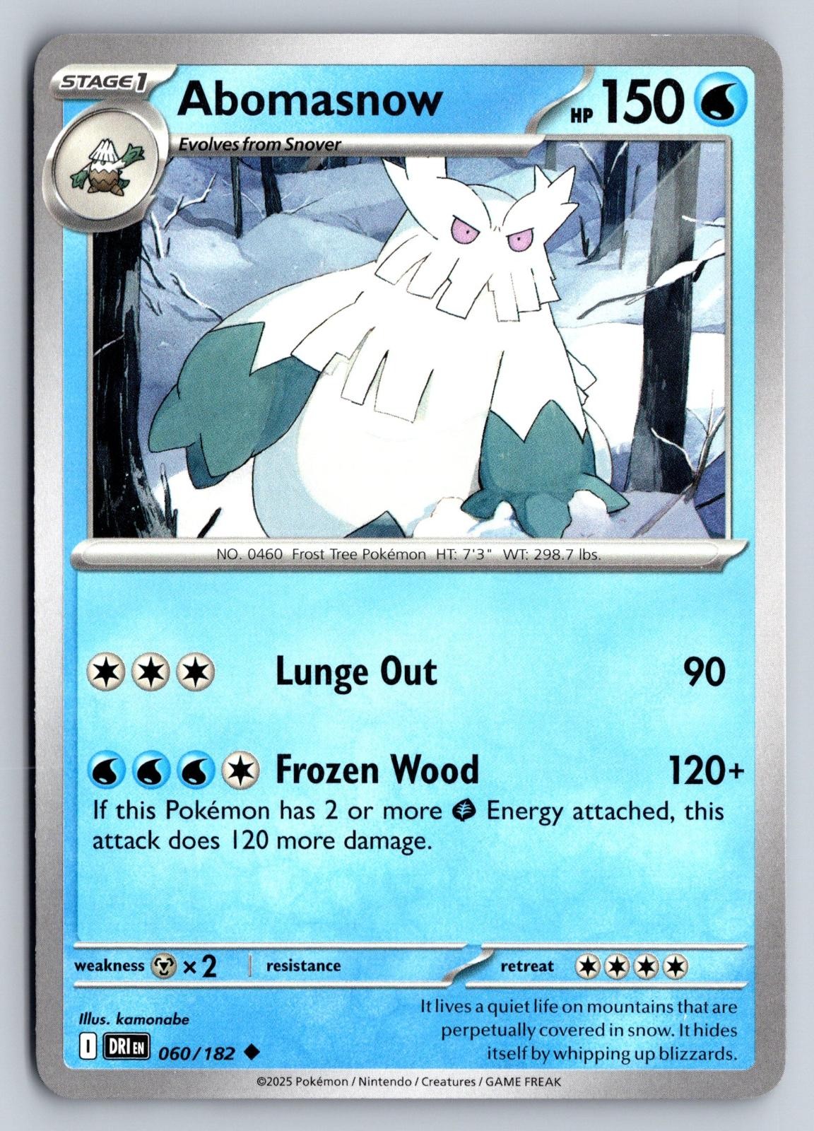 Abomasnow 060/182 Rivali Destinati Pokemon kamonabe