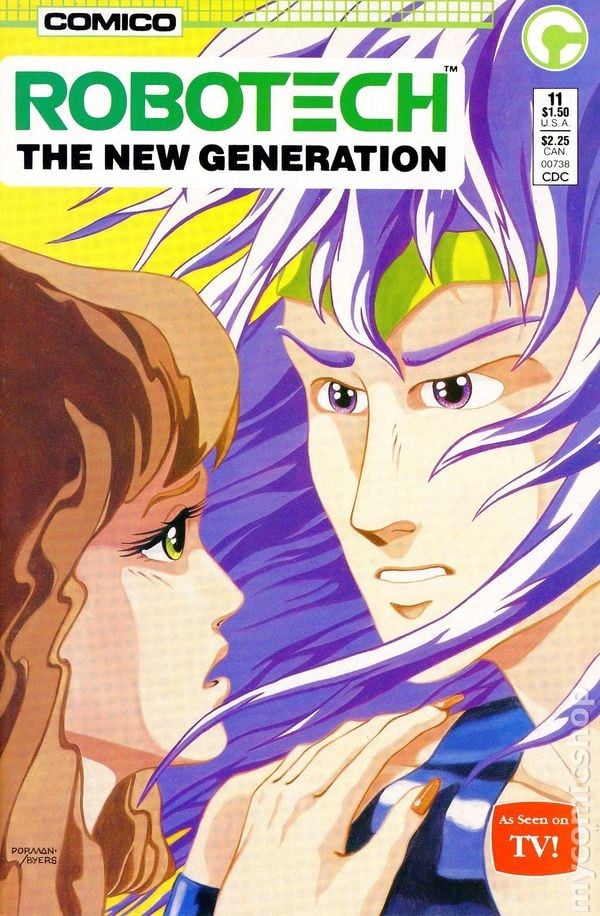 Robotech La Nuova Generazione #11 VG 1986 Immagine Stock Basso Grado