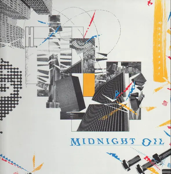 Midnight Oil 10 9 8 7 6 5 4 3 2 1 LP CBS Vinile 33 giri EX