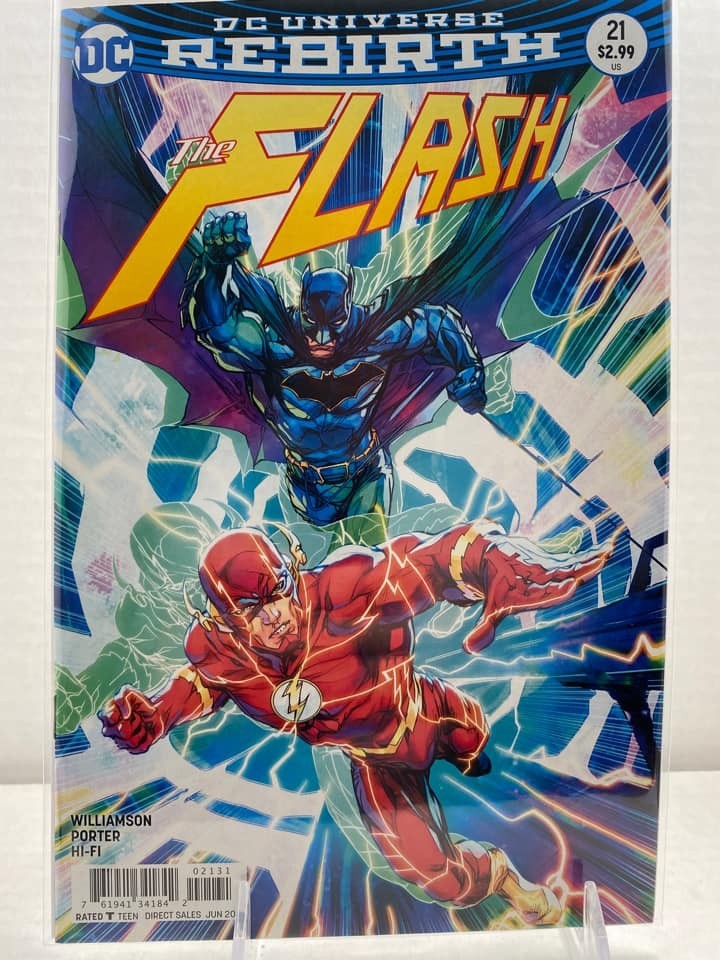 29153: DC COMICS THE FLASH #21 variante di grado quasi nuovo