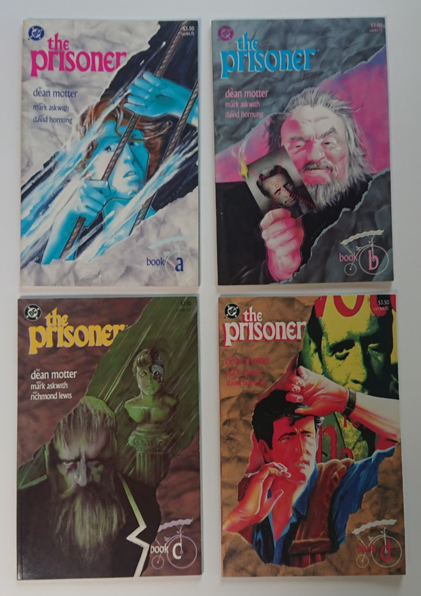 Lotto 4 fumetti DC The Prisoner #1-4 1988 full run - prezzo copertina