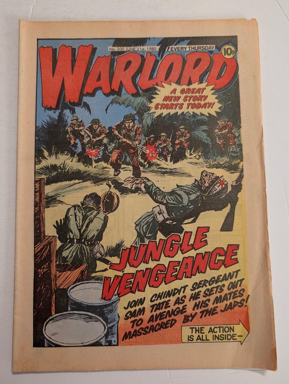 Warlord Comic No 300, June 21st 1980.