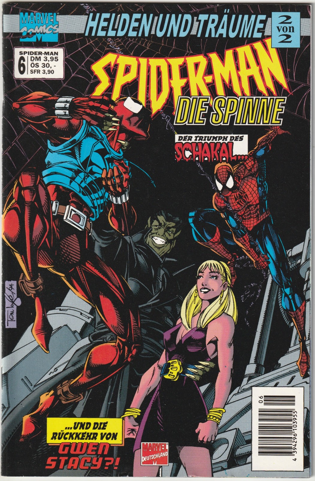 ✪ Spider-Man #6, Marvel Germania 1997 COMICHEFT NUOVO TOP Z0-1