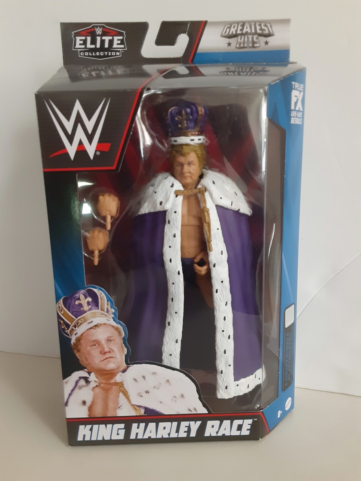 WWE King Harley Race Mattel Elite Greatest Hits Series 2 Modellino WWF WCW
