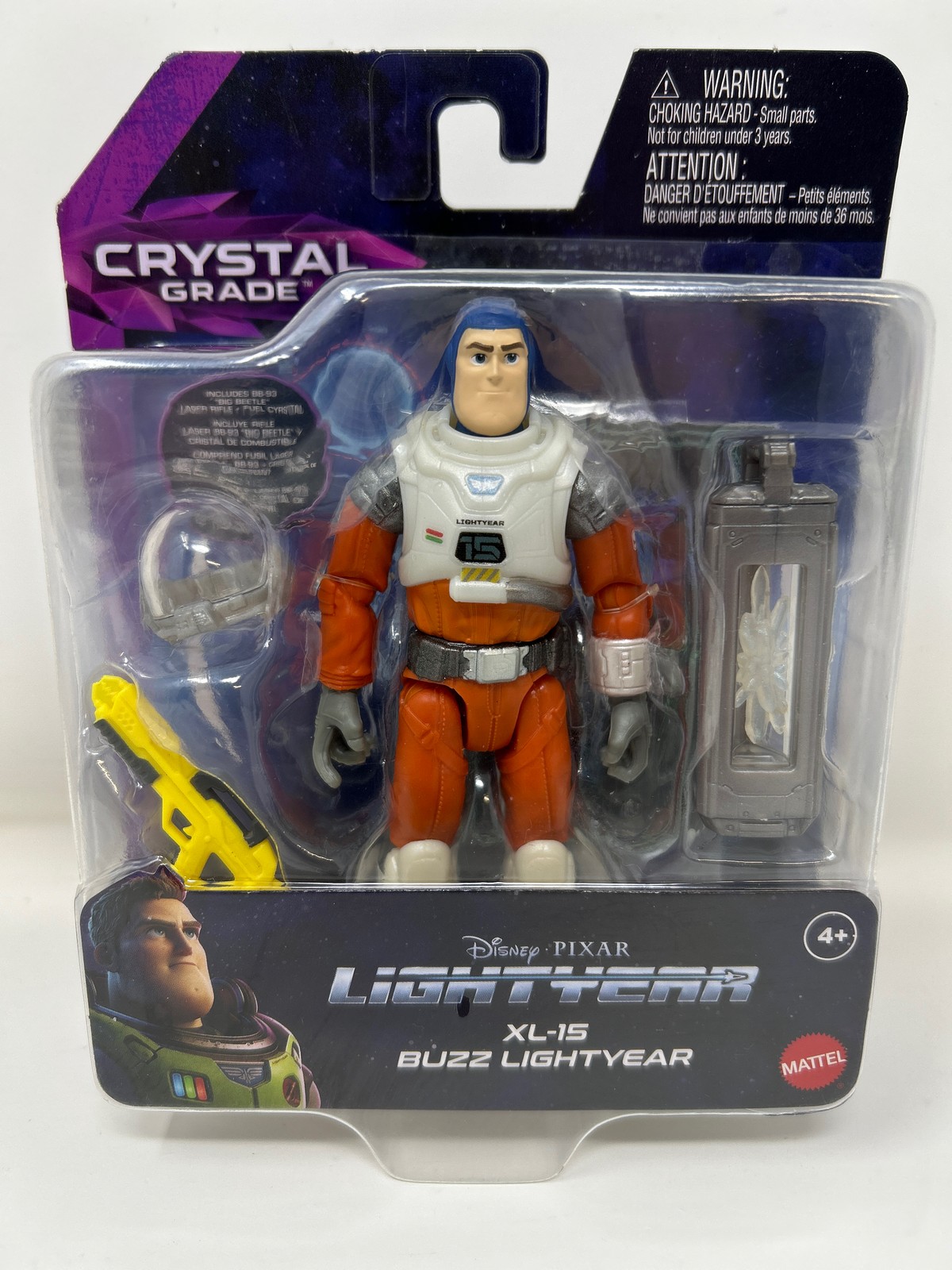 Figura Lightyear Crystal Grade XL-15 Buzz Lightyear in uscita dalla scheda