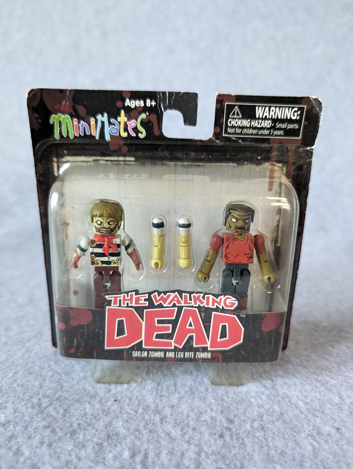 The Walking Dead MiniMates Sailor Zombie & Leg Bite Zombie Figures New & Sealed