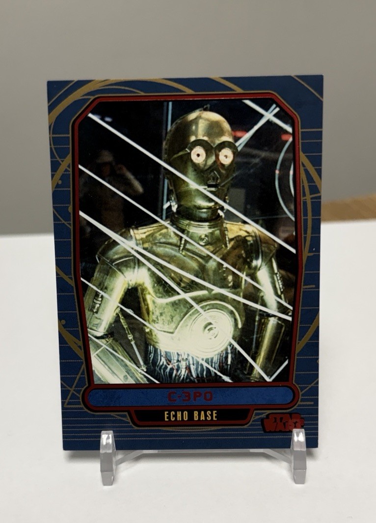2012 Topps Star Wars Galactic Files C-3PO #127 Red Parallel 06/35