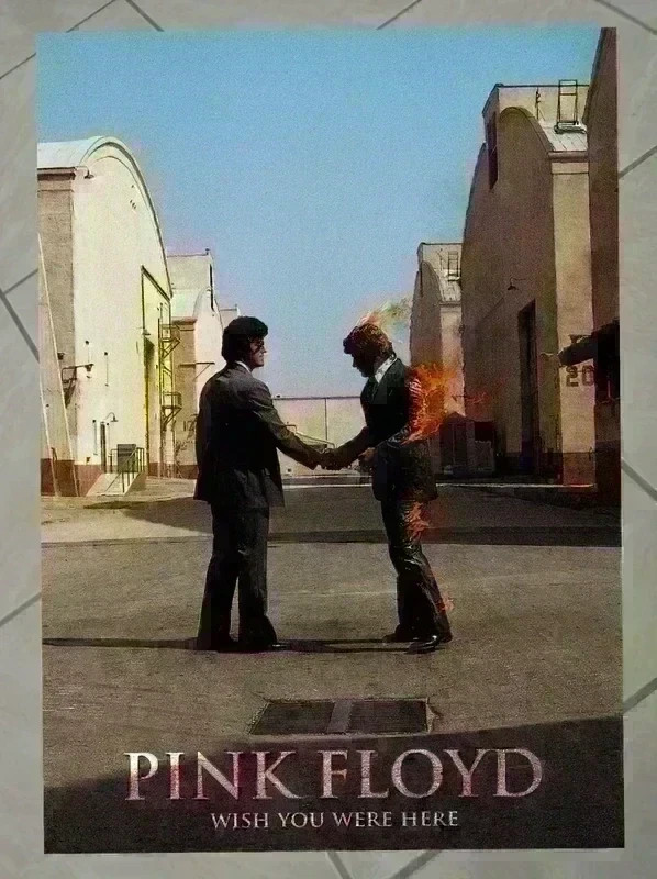 Pink Floyd "Wish you were here" poster