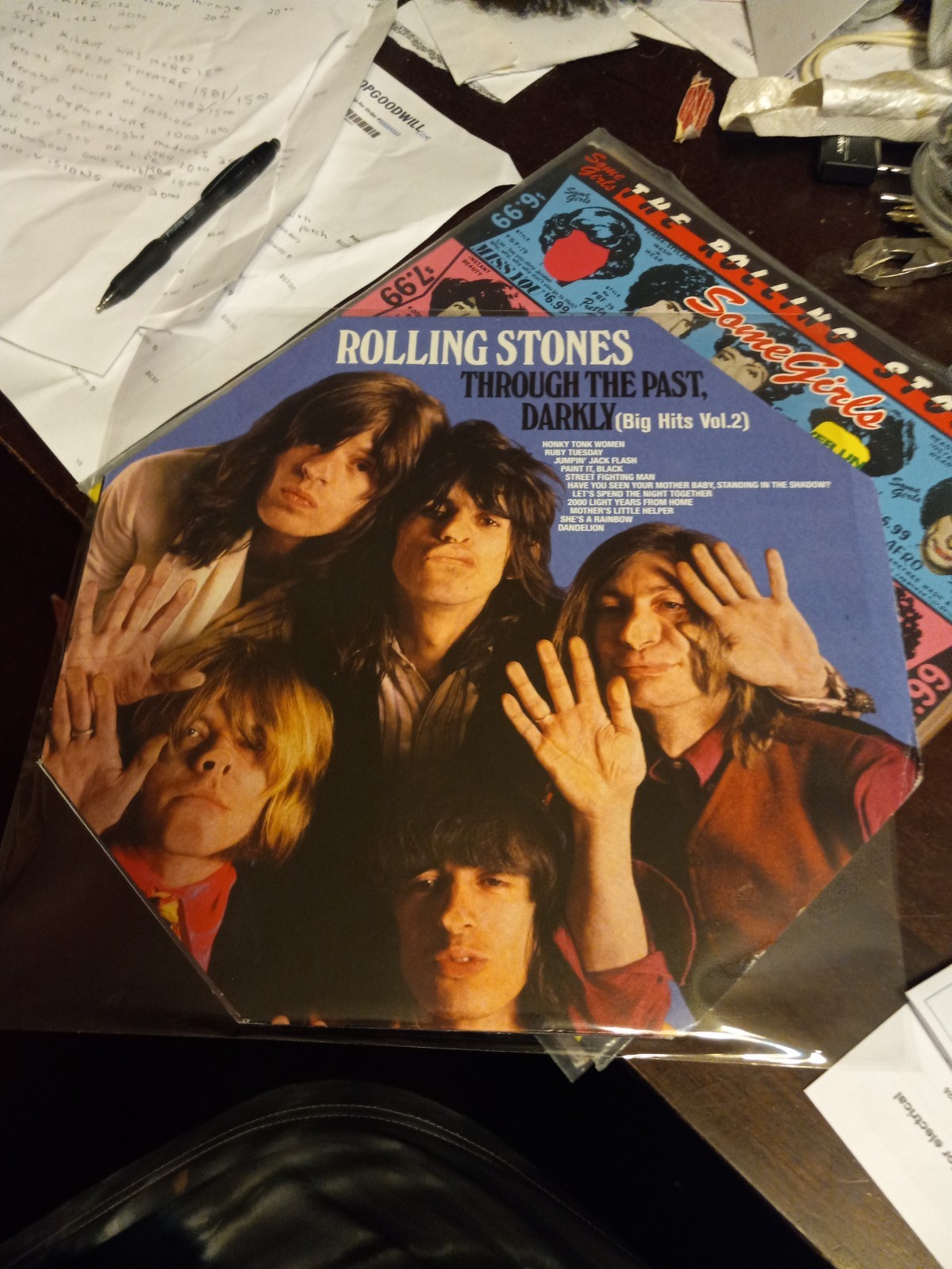 vinyl record ,Rolling Stones Through the Past Darkly  Big hits volume 2, 2010