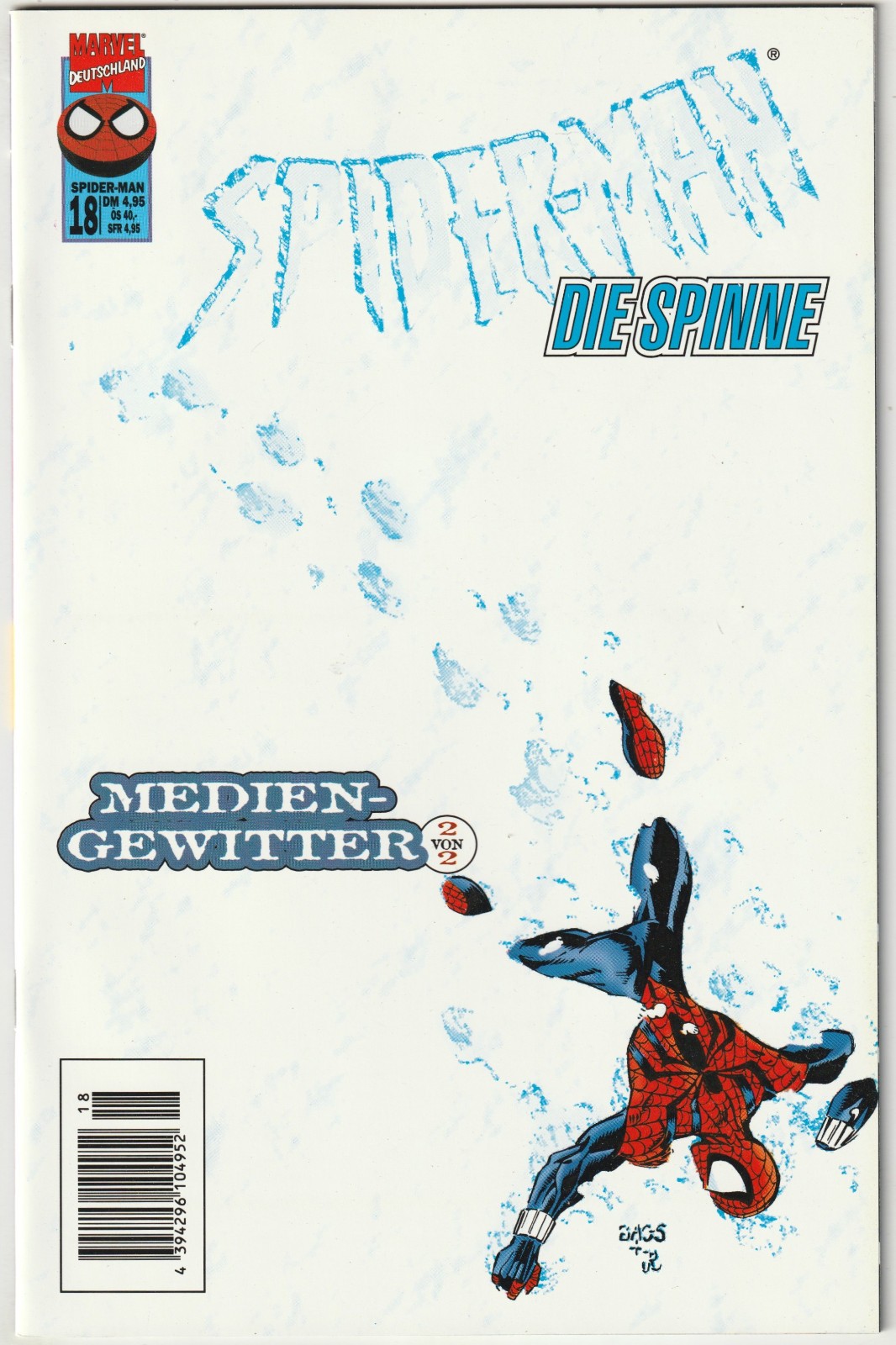 ✪ Spider-Man #18, Marvel Germania 1998 COMICHEFT NUOVO TOP Z0-1