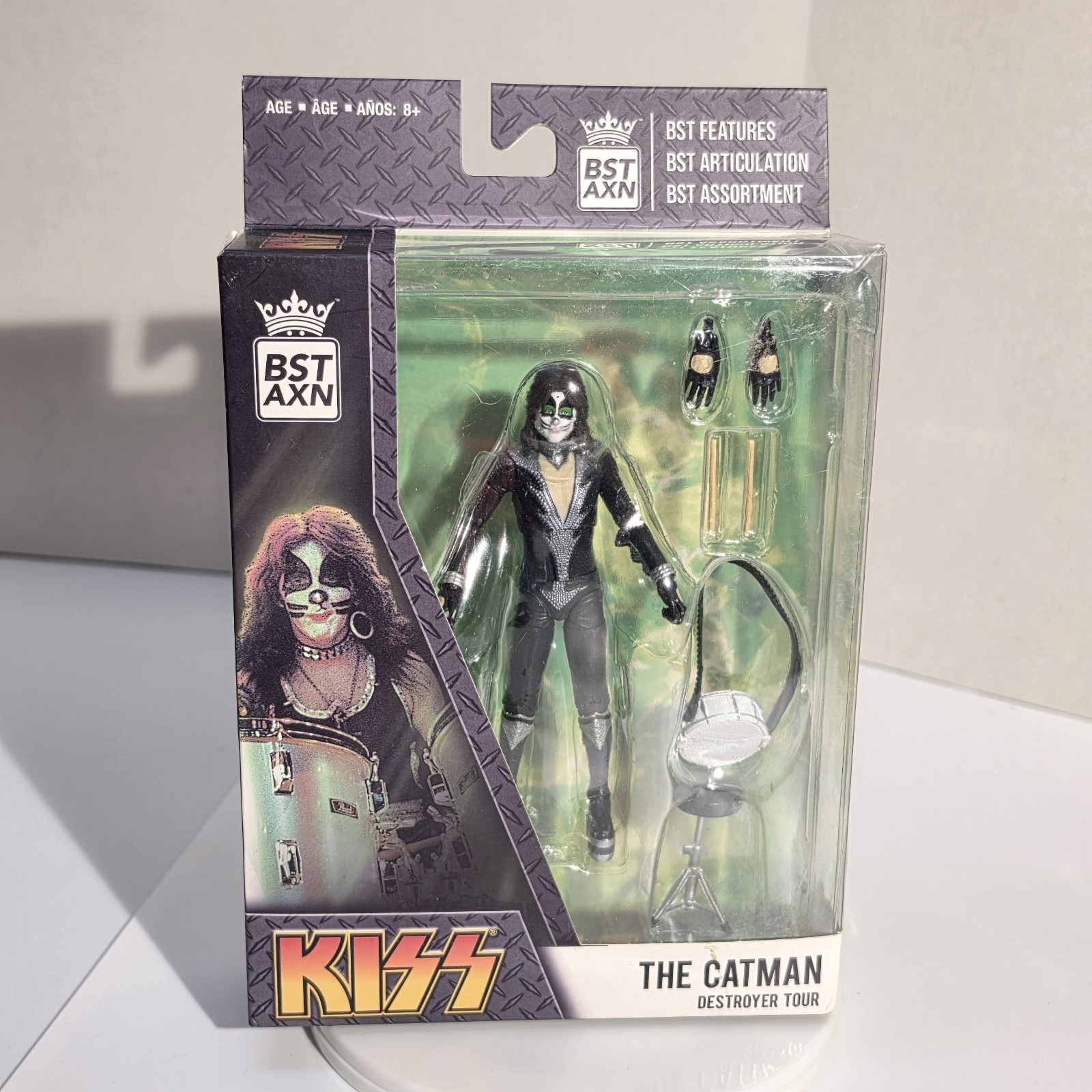 Figurina KISS Peter Criss Catman 5" 2021 soggetti fedeli BST AXN Destroyer Tour 
