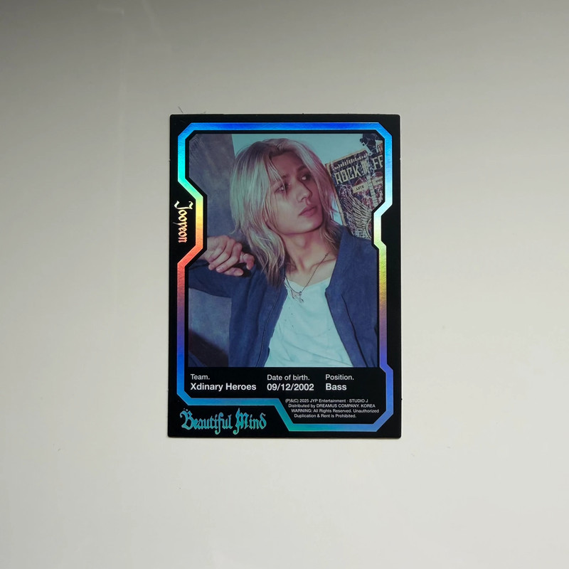 Xdinary heroes xh xdh beautiful mind album Jooyeon trading card photocard kpop pc