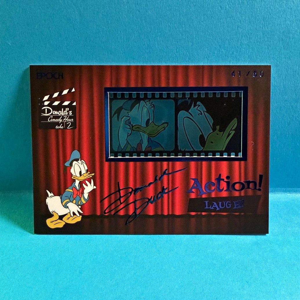 Autografo EPOCH Disney Paperino 41/50 90° Collezione Premium DCH-04 2024