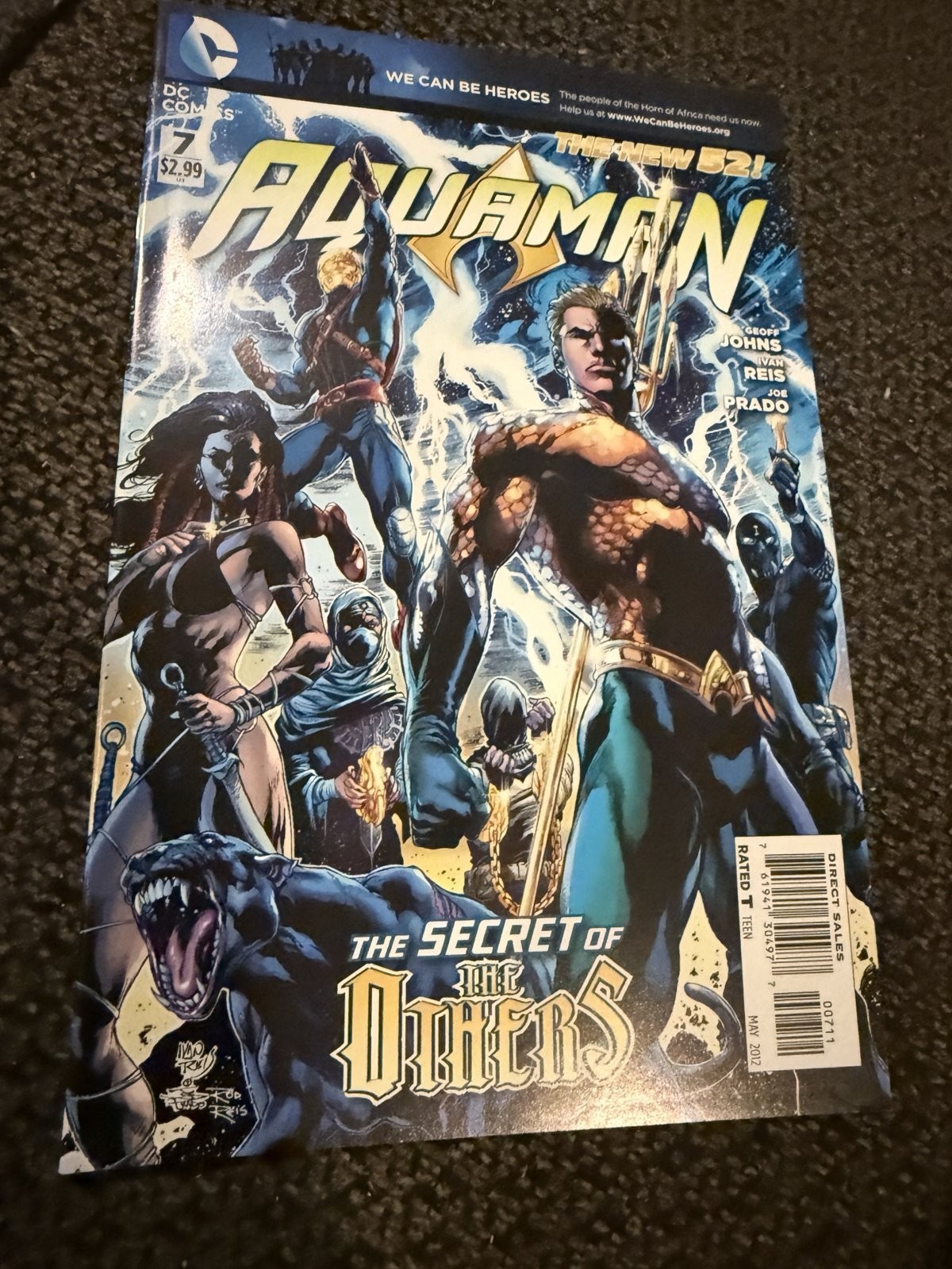 Aquaman #7 DC New 52 2012 Johns Reis The Others VF