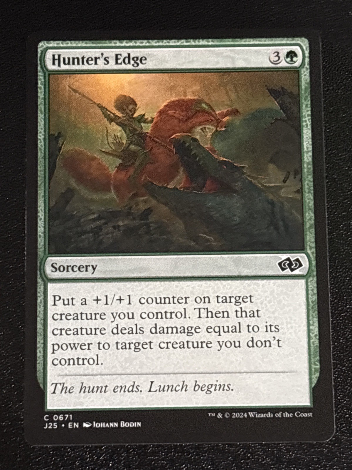 MTG Foundations Jumpstart Hunter's Edge 0671 NM