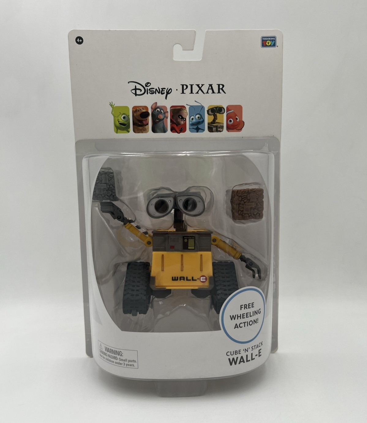 Disney Pixar WALL-E Cube N Stack Wall-E Deluxe Action Figure Thinkway Toys