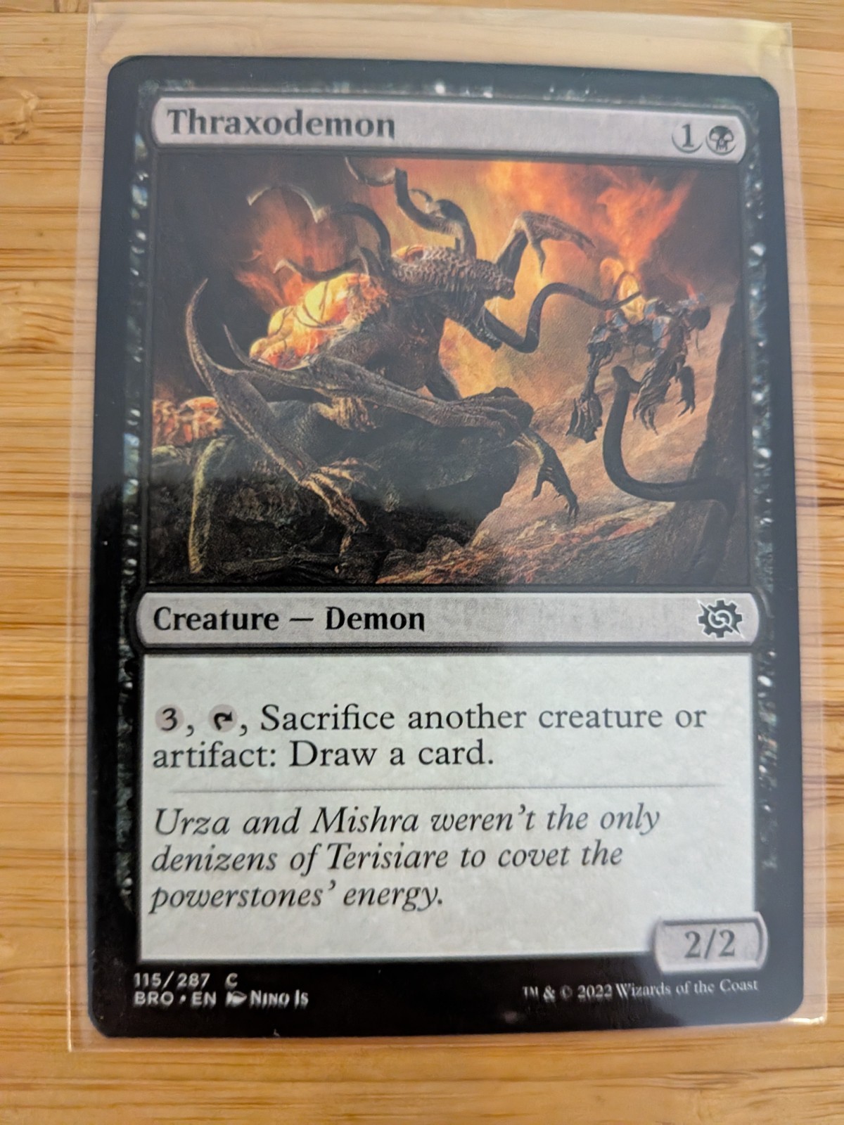 MTG Thraxodemon 115 The Brothers' War M/NM Free UK P&P