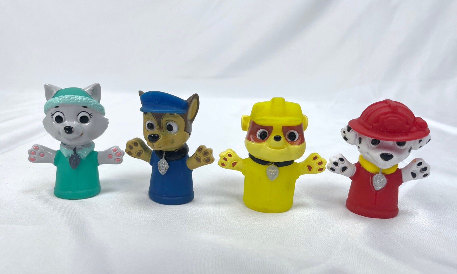 Paw Patrol Set di pupazzi con dita piccole 4 Marshall Rubble Everest Chase