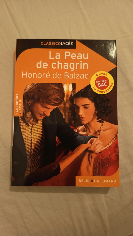 livre La Peau de chagrin